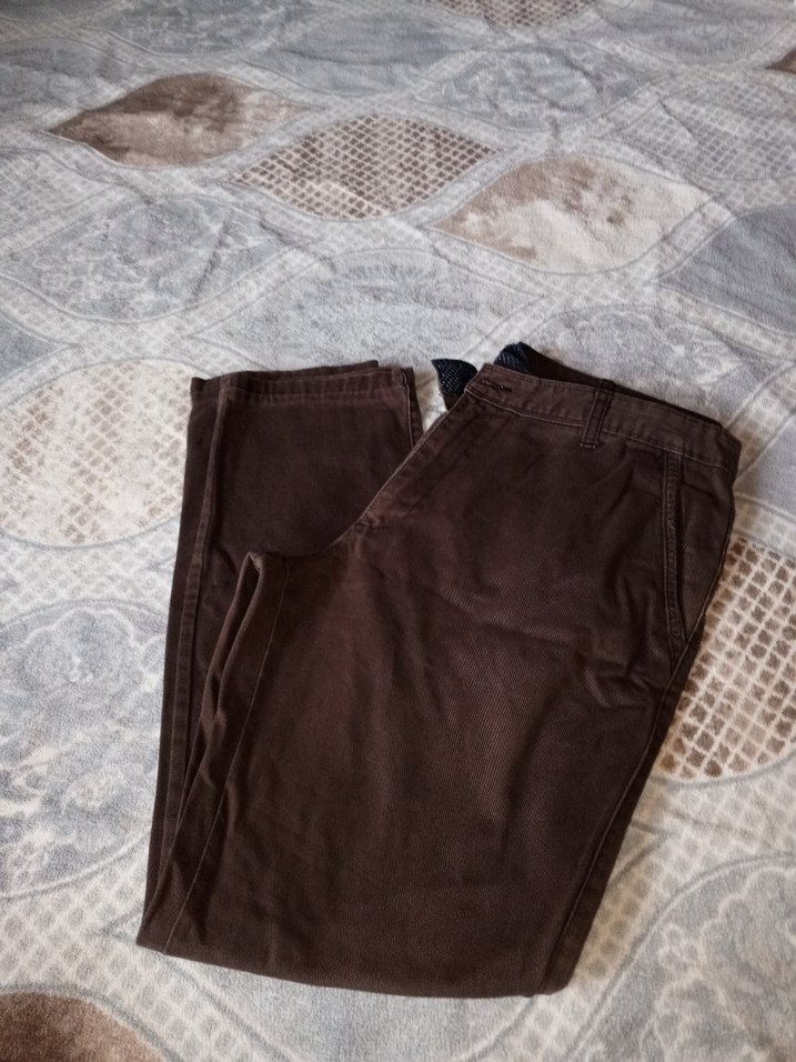 Kahverengi Kemerli Erkek Pantolon - Görsel 2