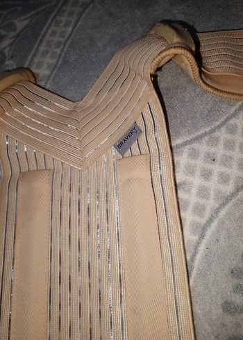 Bej Emzirme Korsesi, Düz, Orta Boy, Sıkı Oturan - Görsel 2