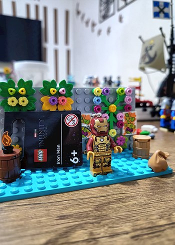 Lego Iron Man Minifigür Anahtarlık - Görsel 2