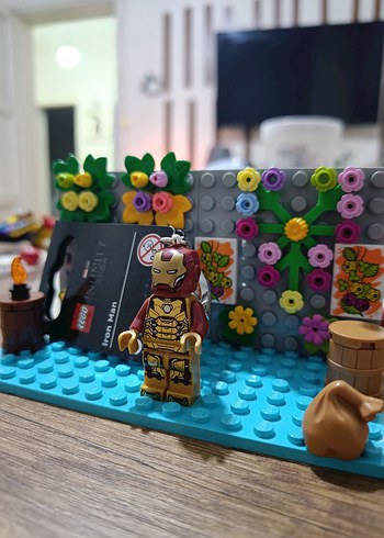 Lego Iron Man Minifigür Anahtarlık - Görsel 3