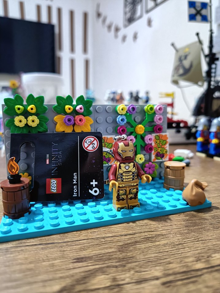 Lego Iron Man Minifigür Anahtarlık - Görsel 2