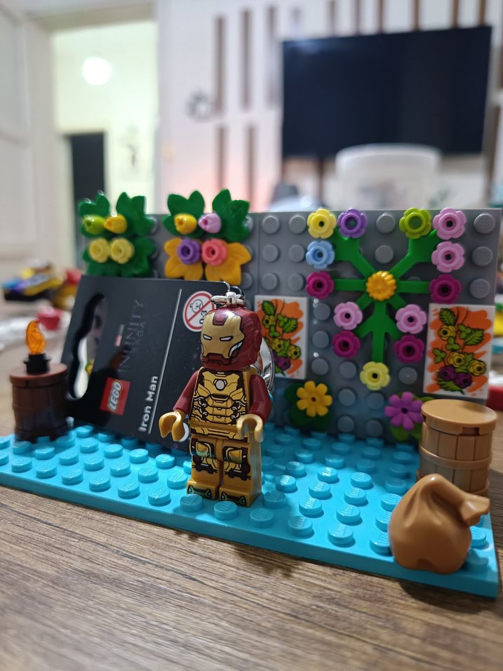 Lego Iron Man Minifigür Anahtarlık - Görsel 3