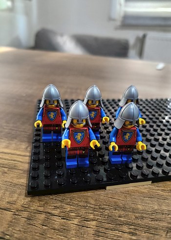 Lego aslan şovalye minifigür 5 adet - Görsel 3