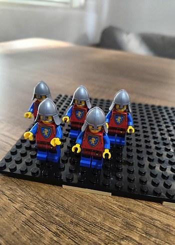 Lego aslan şovalye minifigür 5 adet - Görsel 4