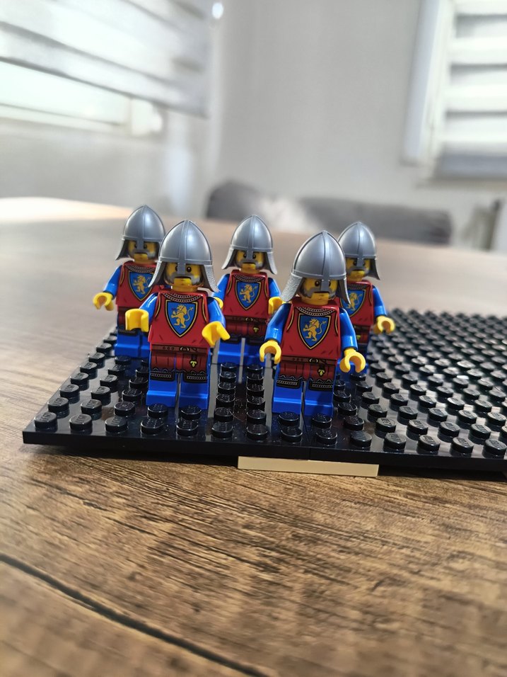 Lego aslan şovalye minifigür 5 adet - Görsel 2
