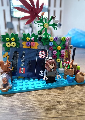 Mavi Lego Harry Potter Minifigür harmonie anahtarlık - Görsel 2