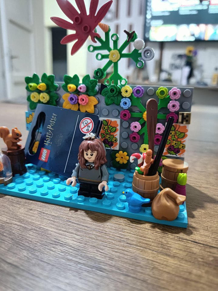 Mavi Lego Harry Potter Minifigür harmonie anahtarlık - Görsel 3