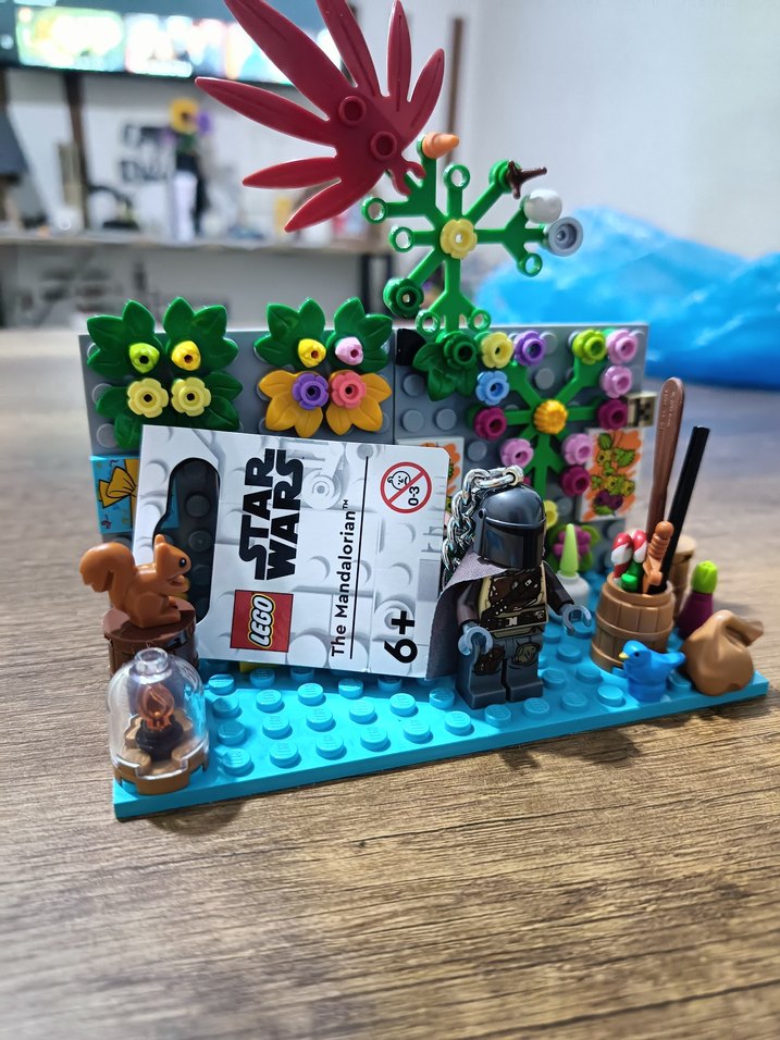 Lego Star Wars Mandaloryalı Figür anahtarlık - Görsel 2