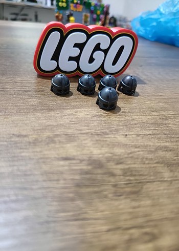 Siyah LEGO Mini Figür Kaskları - Görsel 2