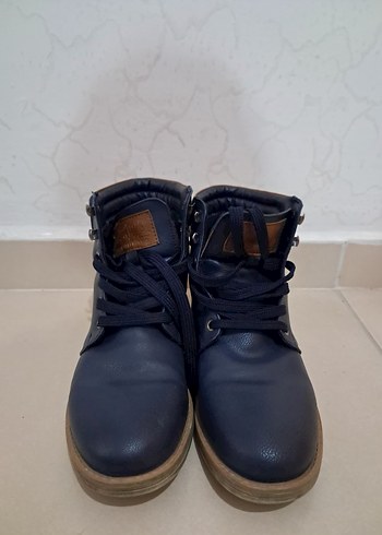 Lacivert Bağcıklı Erkek Bot - Görsel 6