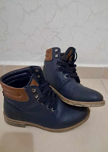 Lacivert Bağcıklı Erkek Bot - Görsel 3