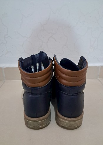 Lacivert Bağcıklı Erkek Bot - Görsel 4