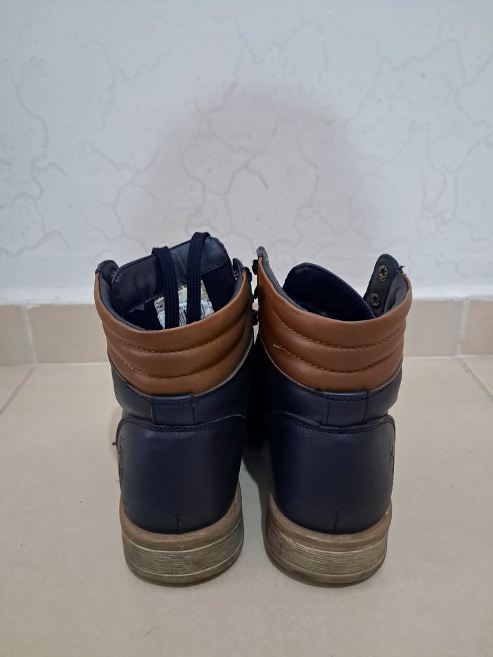 Lacivert Bağcıklı Erkek Bot - Görsel 4