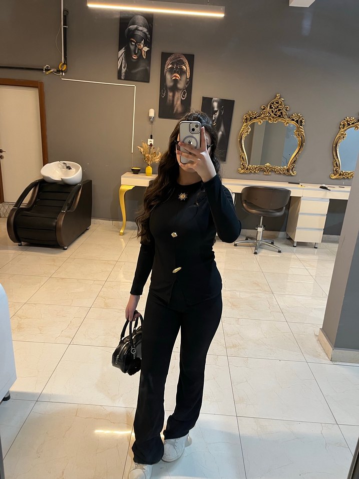 Siyah ottoman Takım - Görsel 3