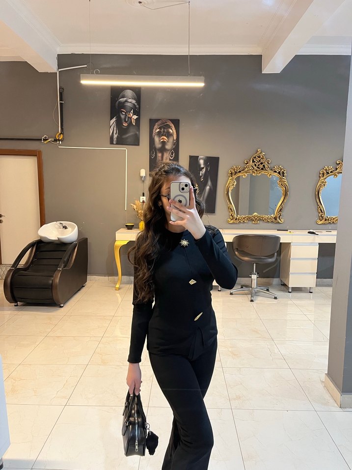 Siyah ottoman Takım - Görsel 2