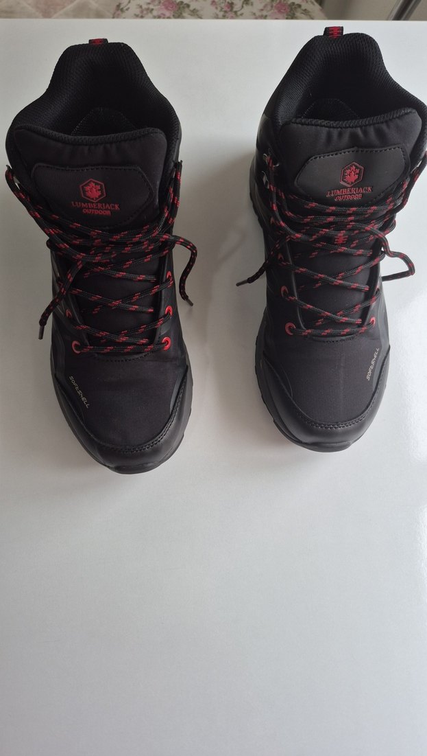 Kırmızı Siyah Bağcıklı Erkek Outdoor Bot - Görsel 3