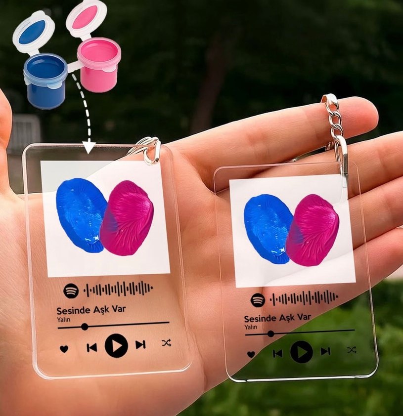 PARMAK İZİ ANAHTARLIK - Görsel 2