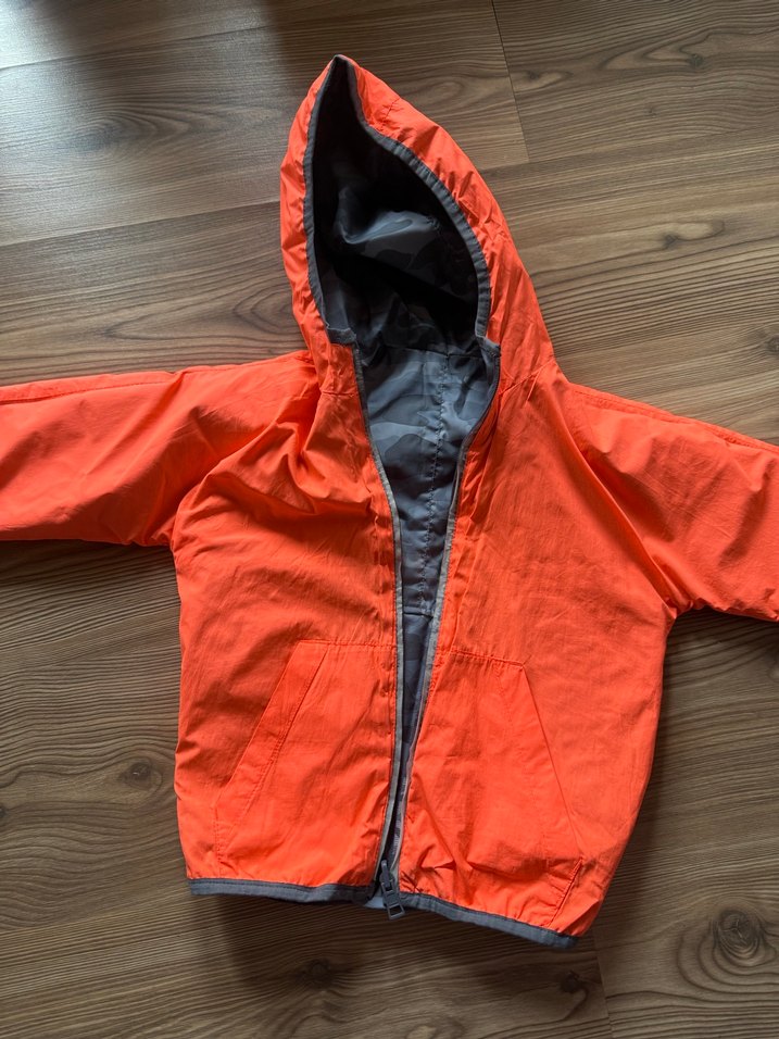 Gri Kamuflaj Erkek Çocuk Yağmurluk - Görsel 2