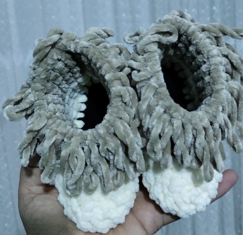 Kızlar için Örme Yün Sıcak Terlik - Görsel 4