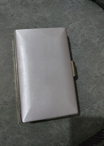 Zincir Detaylı Gri Kadın El Çantası - Görsel 5