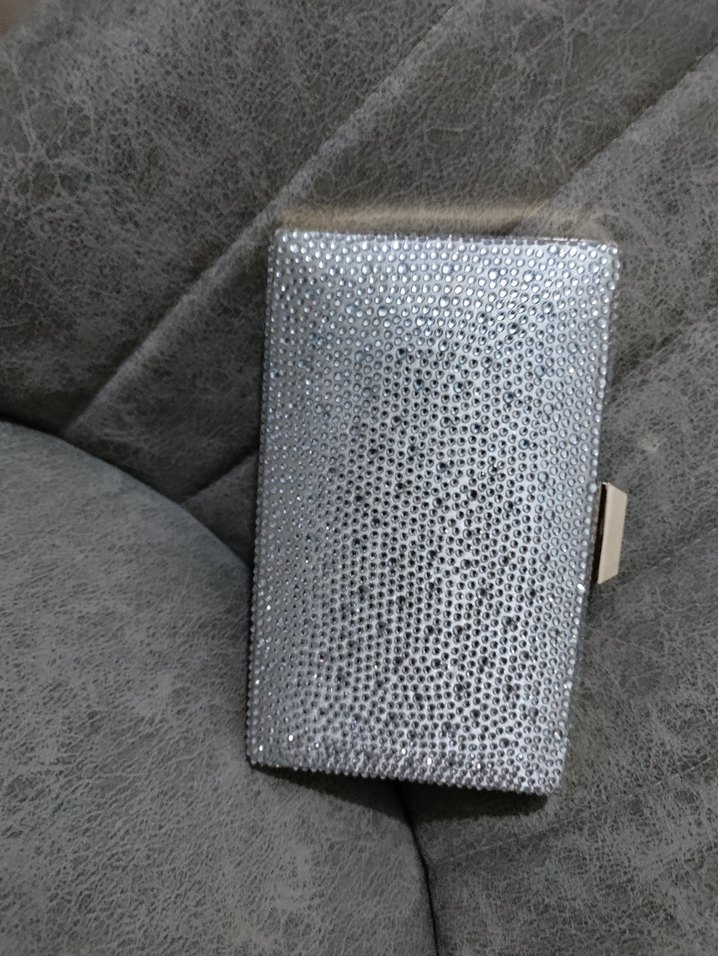 Zincir Detaylı Gri Kadın El Çantası - Görsel 3