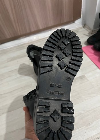 Siyah Bağcıklı Erkek Lastik Bot - Görsel 6