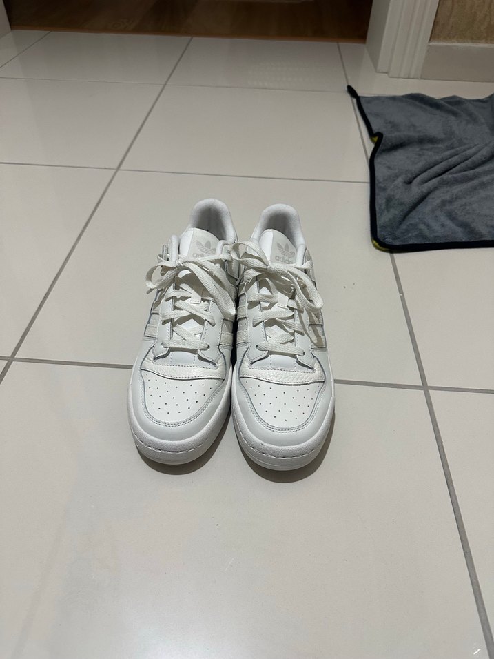 Beyaz Bağcıklı Platform Topuk Spor Ayakkabı - Görsel 5