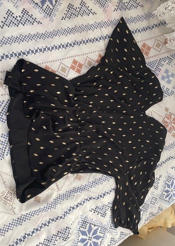 Siyah Kadın Bluz - Görsel 3