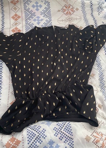 Siyah Kadın Bluz - Görsel 5