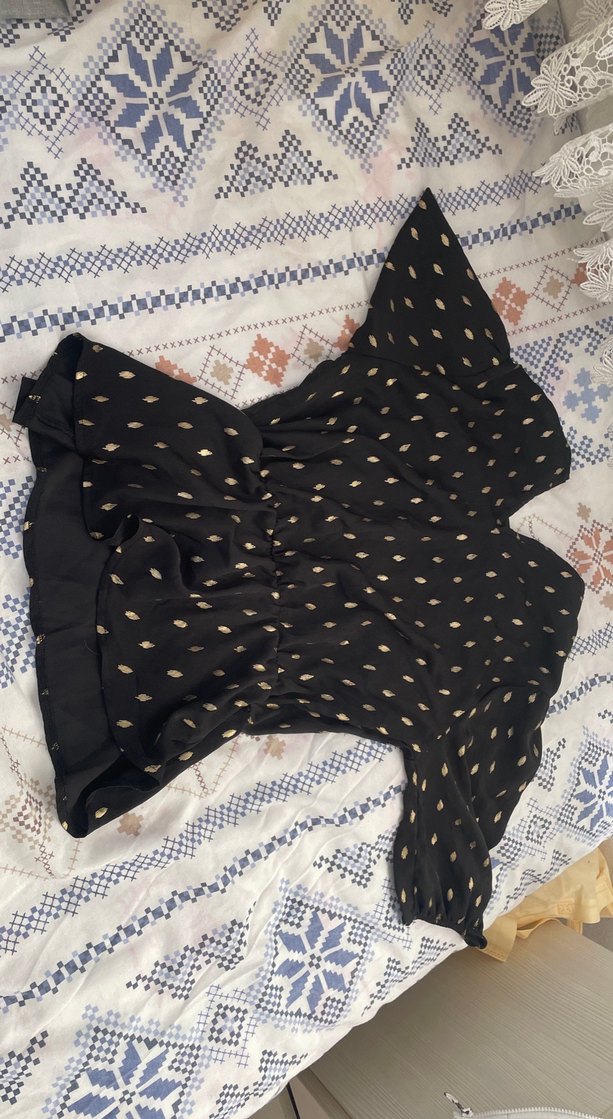 Siyah Kadın Bluz - Görsel 3