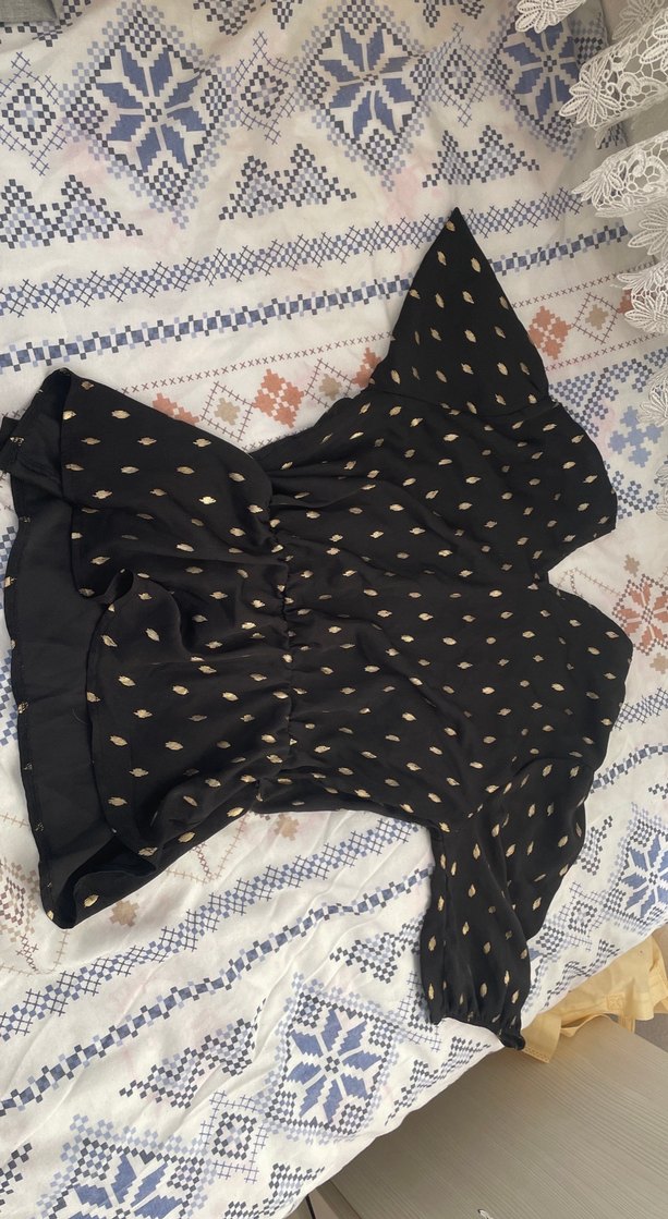 Siyah Kadın Bluz - Görsel 4