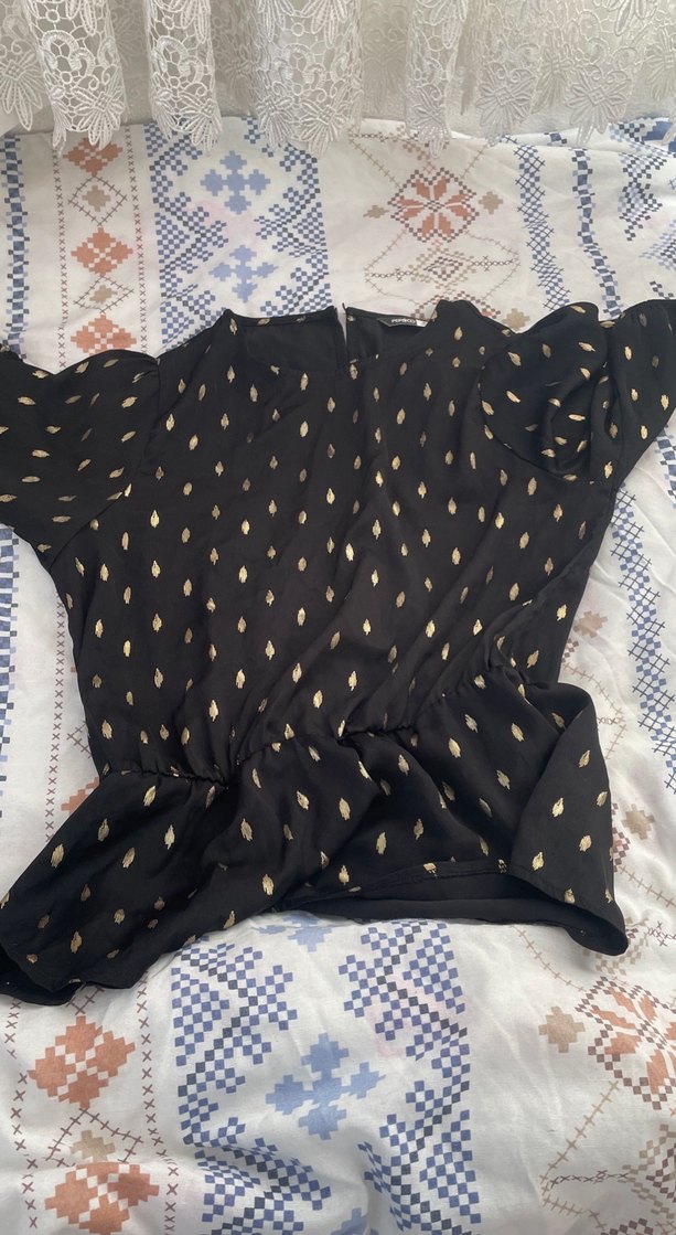 Siyah Kadın Bluz - Görsel 5