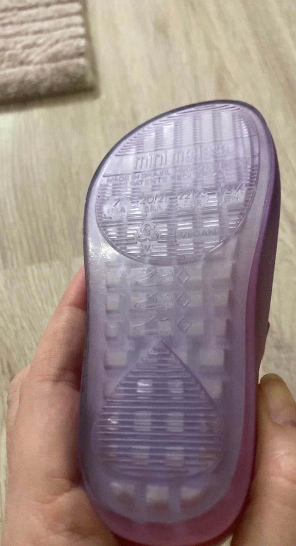 Mini Melissa Mor Kız Çocuk Sandalet - Görsel 4