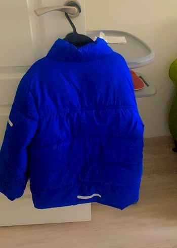 Erkek Çocuk Lacivert Düğmeli Mont 9-10 yaş - Görsel 2