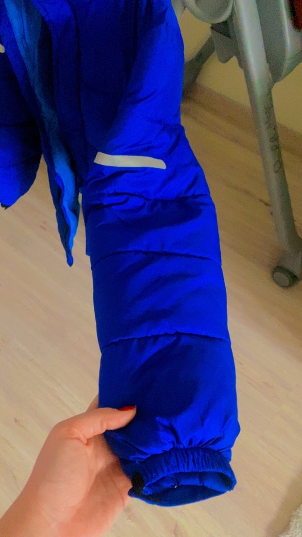 Erkek Çocuk Lacivert Düğmeli Mont 9-10 yaş - Görsel 4