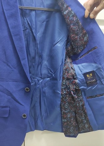 Klasik Mavi Erkek Takım Elbise M Beden - Görsel 4