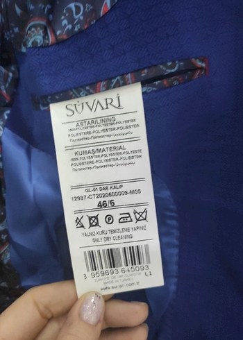 Klasik Mavi Erkek Takım Elbise M Beden - Görsel 5