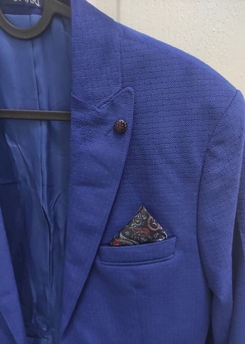 Klasik Mavi Erkek Takım Elbise M Beden - Görsel 3