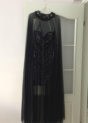 Yılan Desenli Straplez Midi Elbise M beden - Görsel 5