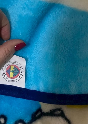 Fenerium Lisanslı-Renkli Çocuk Battaniyesi, Baskılı, Sarı - Görsel 3