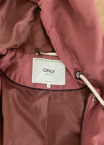 Gül Kurusu Kapüşonlu Düğmeli Kadın Ceket - Görsel 2