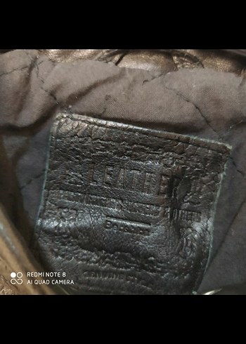 Kadın Siyah Deri Biker Ceket - Görsel 3