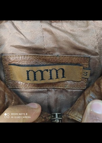 Kahverengi Kemerli Kadın Deri Ceket - Görsel 4