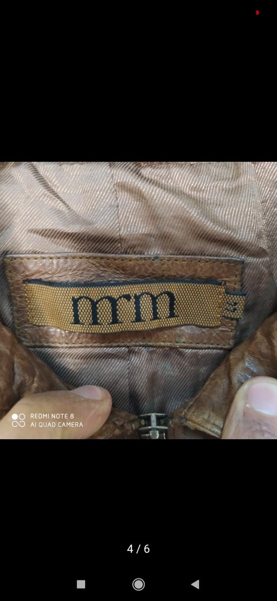 Kahverengi Kemerli Kadın Deri Ceket - Görsel 4