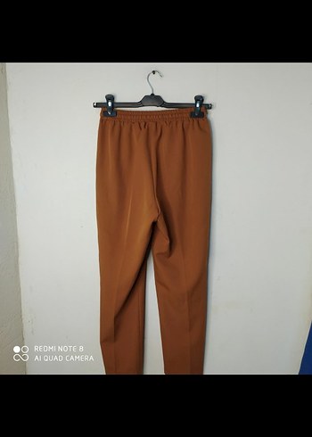Kahverengi Kadın Kumaş Pantolon - Görsel 2