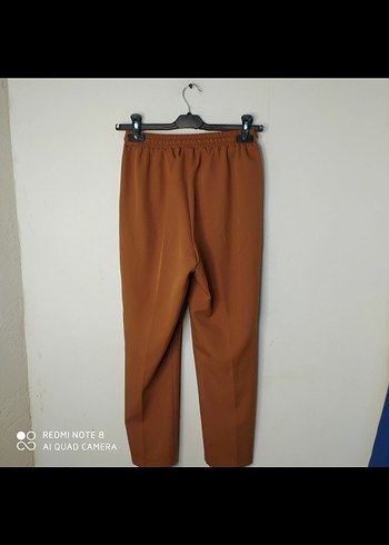 Kahverengi Kadın Kumaş Pantolon - Görsel 3