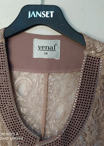 Bej Dantel Detaylı Kadın Ceket - Görsel 3