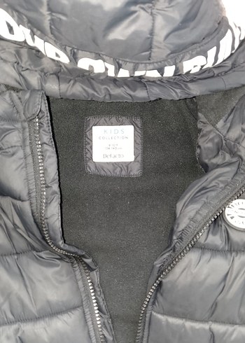 Erkek Çocuk Siyah Fermuarlı Mont - Görsel 3