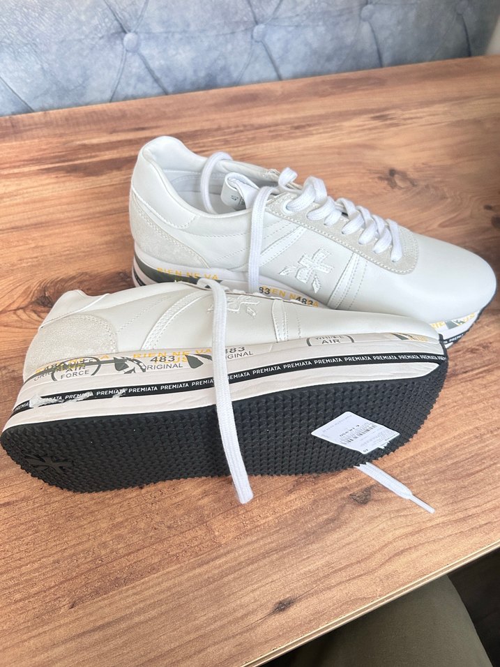 Premiata Beyaz Sneakers Erkek Ayakkabı - Görsel 2