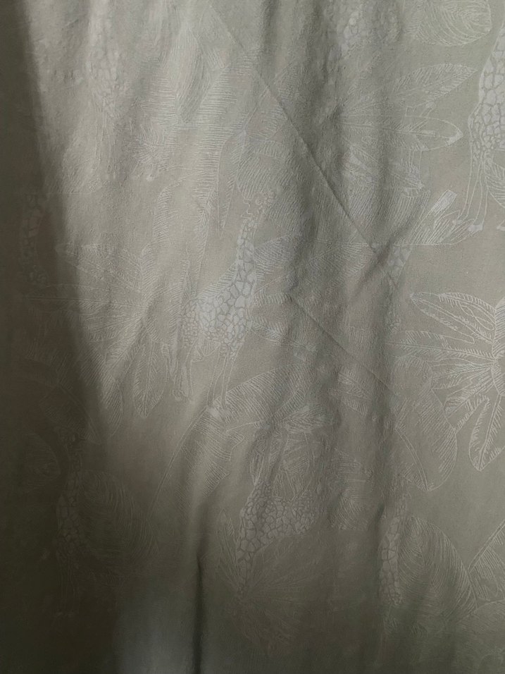 Kadın Keten Midi Gömlek - Haki - Görsel 3